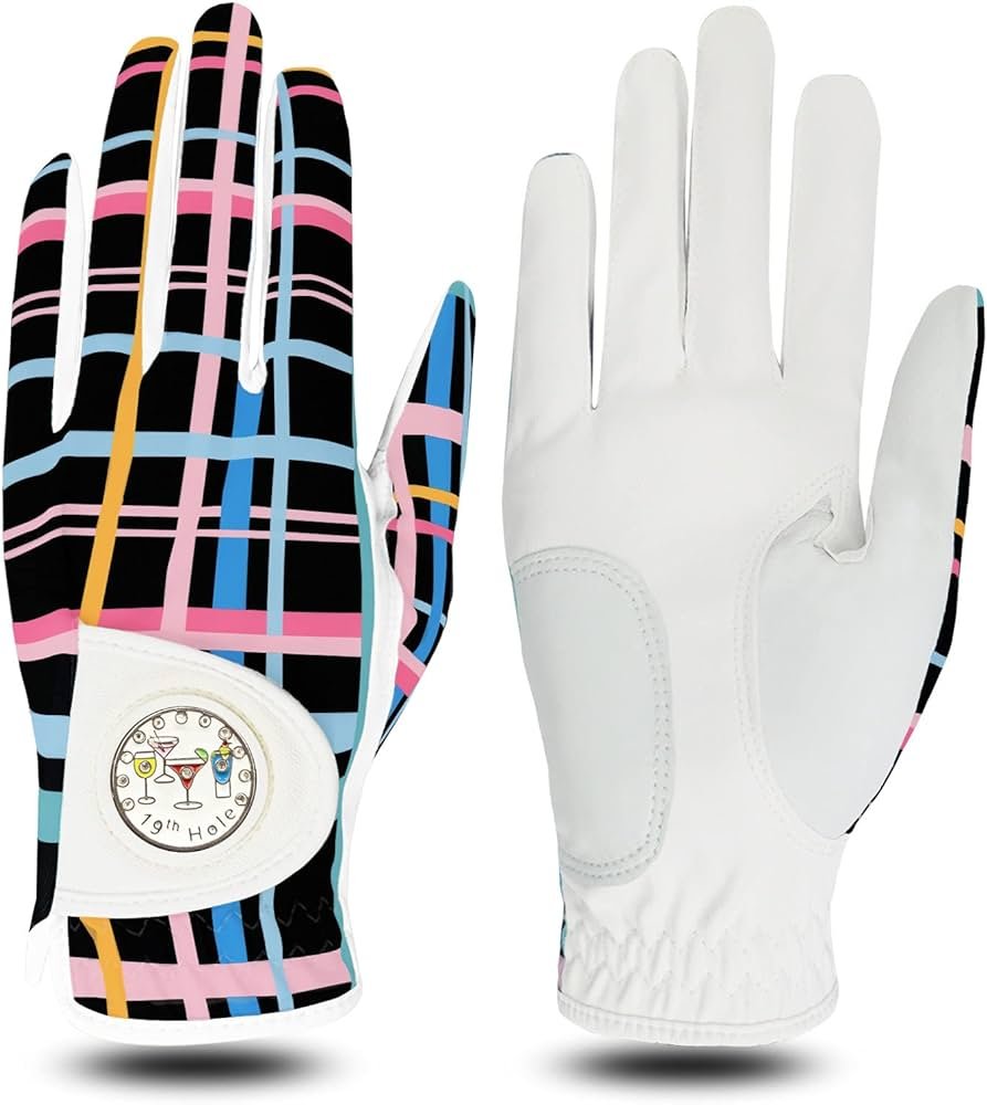 women's golf gloves with ball marker